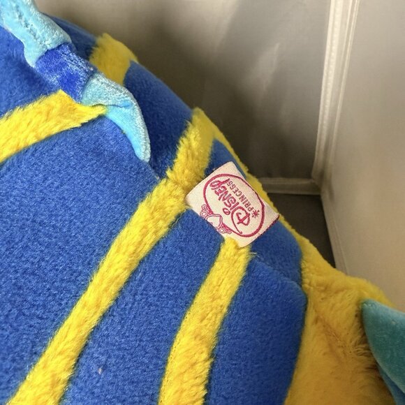 Disney The Little Mermaid Flounder Jumbo 17" Plush Stuffed Toy - Picture 6 of 6